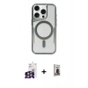 MARSİLYAN™- iPhone 16 Pro Max Kılıf Yadigar Klasik Özel Seri - Siyah Bilvis Hayalet Cam Ekran Koruyucu + Bilvis Titan Kamera Lens - GS