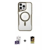 MARSİLYAN™- iPhone 16 Pro Max Kılıf Yadigar Klasik Özel Seri - Siyah Buffer Cam Ekran Koruyucu + Bilvis Titan Kamera Lens - TMGI