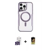 MARSİLYAN™- iPhone 16 Pro Max Kılıf Yadigar Klasik Özel Seri - Siyah Buffer Cam Ekran Koruyucu + Bilvis Titan Kamera Lens - TMGI