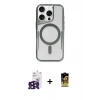 MARSİLYAN™- iPhone 16 Pro Max Kılıf Yadigar Klasik Özel Seri - Siyah Buffer Cam Ekran Koruyucu + Bilvis Titan Kamera Lens - SH