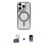 MARSİLYAN™- iPhone 16 Pro Max Kılıf Yadigar Klasik Özel Seri - Siyah Buffer Hayalet Cam Ekran Koruyucu + Bilvis Titan Kamera Lens - GS