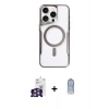 MARSİLYAN™- iPhone 16 Pro Max Kılıf Yadigar Klasik Özel Seri - Siyah Joko Magic 5D Cam + Bilvis Titan Kamera Lens - GS
