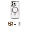 MARSİLYAN™- iPhone 16 Pro Max Kılıf Yadigar Klasik Özel Seri - Siyah Joko Magic 5D Cam + Pers Alüminyum Kamera Lens - CLTM