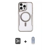 MARSİLYAN™- iPhone 16 Pro Max Kılıf Yadigar Klasik Özel Seri - Siyah Joko Magic 5D Cam + PVD Metal Kamera Lens - SH