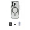 MARSİLYAN™- iPhone 16 Pro Max Kılıf Yadigar Klasik Özel Seri - Siyah Joko Magic 5D Cam + PVD Metal Kamera Lens - SH