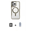 MARSİLYAN™- iPhone 16 Pro Max Kılıf Yadigar Klasik Özel Seri - Siyah Joko Magic 5D Cam + PVD Metal Kamera Lens - SH
