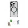 MARSİLYAN™- iPhone 16 Pro Max Kılıf Yadigar Klasik Özel Seri - Siyah Joko Magic 5D Cam + Raze Metal Kamera Lens - CLTM