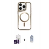 MARSİLYAN™- iPhone 16 Pro Max Kılıf Yadigar Klasik Özel Seri - Siyah Joko Magic 5D Cam + Bilvis Titan Kamera Lens - SH