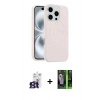 MARSİLYAN™- iPhone 16 Pro Max Kılıf Yankı Form Serisi - Şeffaf 360 Full Body Arka Koruyucu + Bilvis Titan Kamera Lens - TMGI