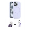 MARSİLYAN™- iPhone 16 Pro Max Kılıf Yankı Form Serisi - Siyah Bilvis 3X AR HD Cam Ekran Koruyucu + Bilvis Titan Kamera Lens - GS