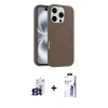 MARSİLYAN™- iPhone 16 Pro Max Kılıf Yankı Form Serisi - Siyah Bilvis 3X AR HD Cam Ekran Koruyucu + Bilvis Titan Kamera Lens - TMGI