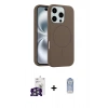 MARSİLYAN™- iPhone 16 Pro Max Kılıf Yankı Form Serisi - Siyah Joko Magic 5D Cam + Bilvis Titan Kamera Lens - GS