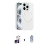 MARSİLYAN™- iPhone 16 Pro Max Kılıf Yankı Form Serisi - Siyah Joko Magic 5D Cam + Bilvis Titan Kamera Lens - TMGI