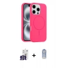 MARSİLYAN™- iPhone 16 Pro Max Kılıf Yankı Form Serisi - Siyah Joko Magic 5D Cam + Bilvis Titan Kamera Lens - TMGI