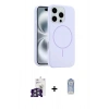 MARSİLYAN™- iPhone 16 Pro Max Kılıf Yankı Form Serisi - Siyah Joko Magic 5D Cam + Bilvis Titan Kamera Lens - GS