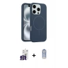 MARSİLYAN™- iPhone 16 Pro Max Kılıf Yankı Form Serisi - Siyah Joko Magic 5D Cam + Bilvis Titan Kamera Lens - TMGI