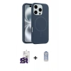 MARSİLYAN™- iPhone 16 Pro Max Kılıf Yankı Form Serisi - Siyah Joko Magic 5D Cam + Bilvis Titan Kamera Lens - SH
