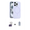MARSİLYAN™- iPhone 16 Pro Max Kılıf Yankı Form Serisi - Siyah Joko Magic 5D Cam + Bilvis Titan Kamera Lens - TMGI