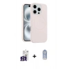 MARSİLYAN™- iPhone 16 Pro Max Kılıf Yankı Form Serisi - Siyah Joko Magic 5D Cam + Bilvis Titan Kamera Lens - TMGI