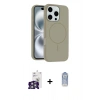 MARSİLYAN™- iPhone 16 Pro Max Kılıf Yankı Form Serisi - Siyah Joko Magic 5D Cam + Bilvis Titan Kamera Lens - GS