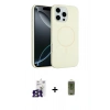 MARSİLYAN™- iPhone 16 Pro Max Kılıf Yankı Form Serisi - Siyah Joko Magic 5D Hayalet Cam + Bilvis Titan Kamera Lens - TMGI