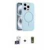 MARSİLYAN™- iPhone 16 Pro Max Kılıf Yankı Form Serisi - Siyah Joko Magic 5D Hayalet Cam + Bilvis Titan Kamera Lens - TMGI