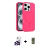 MARSİLYAN™- iPhone 16 Pro Max Kılıf Yankı Form Serisi - Siyah Joko Magic 5D Hayalet Cam + Bilvis Titan Kamera Lens - GS
