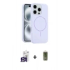 MARSİLYAN™- iPhone 16 Pro Max Kılıf Yankı Form Serisi - Siyah Joko Magic 5D Hayalet Cam + Bilvis Titan Kamera Lens - TMGI