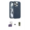 MARSİLYAN™- iPhone 16 Pro Max Kılıf Yankı Form Serisi - Siyah Joko Magic 5D Hayalet Cam + Bilvis Titan Kamera Lens - GS