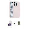 MARSİLYAN™- iPhone 16 Pro Max Kılıf Yankı Form Serisi - Siyah Joko Magic 5D Hayalet Cam + Bilvis Titan Kamera Lens - GS
