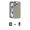 MARSİLYAN™- iPhone 16 Pro Max Kılıf Yankı Form Serisi - Siyah Joko Magic 5D Hayalet Cam + PVD Metal Kamera Lens - SH