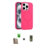 MARSİLYAN™- iPhone 16 Pro Max Kılıf Yankı Form Serisi - Siyah Joko Magic 5D Hayalet Cam + Raze Metal Kamera Lens - CLTM