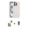 MARSİLYAN™- iPhone 16 Pro Max Kılıf Yankı Form Serisi - Siyah Joko Magic 5D Hayalet Cam + Raze Metal Kamera Lens - CLTM