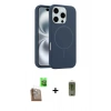 MARSİLYAN™- iPhone 16 Pro Max Kılıf Yankı Form Serisi - Siyah Joko Magic 5D Hayalet Cam + Raze Metal Kamera Lens - CLTM