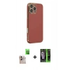 MARSİLYAN™- iPhone 16 Pro Max Kılıf Yankı Serisi - Şeffaf 360 Full Body Arka Koruyucu + Raze Metal Kamera Lens - NLGY