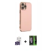 MARSİLYAN™- iPhone 16 Pro Max Kılıf Yankı Serisi - Şeffaf 360 Full Body Arka Koruyucu + Bilvis Titan Kamera Lens - TMGI