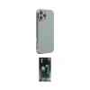 MARSİLYAN™- iPhone 16 Pro Max Kılıf Yankı Serisi - Siyah 360 Mat Full Body Arka Koruyucu