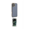 MARSİLYAN™- iPhone 16 Pro Max Kılıf Yankı Serisi - Siyah 360 Mat Full Body Arka Koruyucu