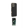 MARSİLYAN™- iPhone 16 Pro Max Kılıf Yankı Serisi - Siyah 360 Mat Full Body Arka Koruyucu