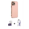 MARSİLYAN™- iPhone 16 Pro Max Kılıf Yankı Serisi - Siyah Bilvis 3X AR HD Cam Ekran Koruyucu + Bilvis Titan Kamera Lens - GS