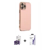 MARSİLYAN™- iPhone 16 Pro Max Kılıf Yankı Serisi - Siyah Bilvis 3X AR HD Cam Ekran Koruyucu + Bilvis Titan Kamera Lens - SH