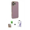MARSİLYAN™- iPhone 16 Pro Max Kılıf Yankı Serisi - Siyah Bilvis 3X AR HD Cam Ekran Koruyucu + Raze Metal Kamera Lens - CLTM
