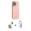 MARSİLYAN™- iPhone 16 Pro Max Kılıf Yankı Serisi - Siyah Bilvis 3X AR HD Cam Ekran Koruyucu + Raze Metal Kamera Lens - CLTM
