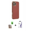 MARSİLYAN™- iPhone 16 Pro Max Kılıf Yankı Serisi - Siyah Bilvis 3X AR HD Cam Ekran Koruyucu + Raze Metal Kamera Lens - CLTM