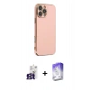 MARSİLYAN™- iPhone 16 Pro Max Kılıf Yankı Serisi - Siyah Bilvis 5in1 3D Magic Cam Ekran Koruyucu + Bilvis Titan Kamera Lens - TMGI