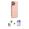 MARSİLYAN™- iPhone 16 Pro Max Kılıf Yankı Serisi - Siyah Bilvis 5in1 3D Magic Cam Ekran Koruyucu + Raze Metal Kamera Lens - NLGY
