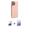 MARSİLYAN™- iPhone 16 Pro Max Kılıf Yankı Serisi - Siyah Bilvis 5in1 5D Magic Hayalet Cam Ekran Koruyucu + Bilvis Titan Kamera Lens - TMGI