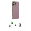 MARSİLYAN™- iPhone 16 Pro Max Kılıf Yankı Serisi - Siyah Bilvis Hayalet Cam Ekran Koruyucu + Raze Metal Kamera Lens - BZ