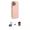 MARSİLYAN™- iPhone 16 Pro Max Kılıf Yankı Serisi - Siyah Buffer Hayalet Cam Ekran Koruyucu + Bilvis Titan Kamera Lens - TMGI
