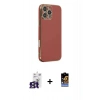 MARSİLYAN™- iPhone 16 Pro Max Kılıf Yankı Serisi - Siyah Buffer Hayalet Cam Ekran Koruyucu + Bilvis Titan Kamera Lens - TMGI